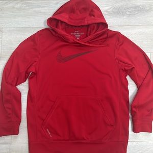 Nike Therma-Fit Red Performance Hoodie